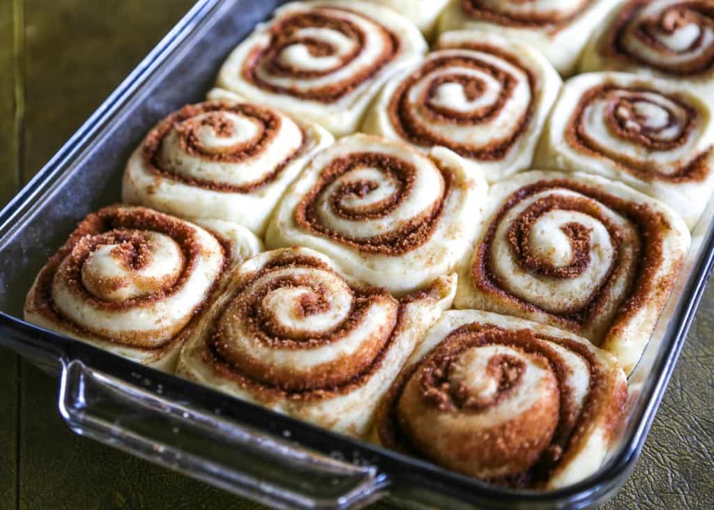Cinnabon Cinnamon Rolls Copycat - one of my favorite recipes of all time! I could eat a whole pan. the-girl-who-ate-everything.com