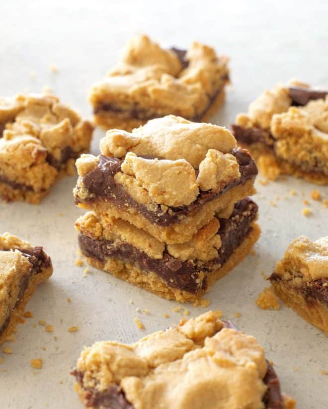 chocolate peanut butter bars