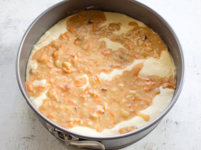 carrot cake batter