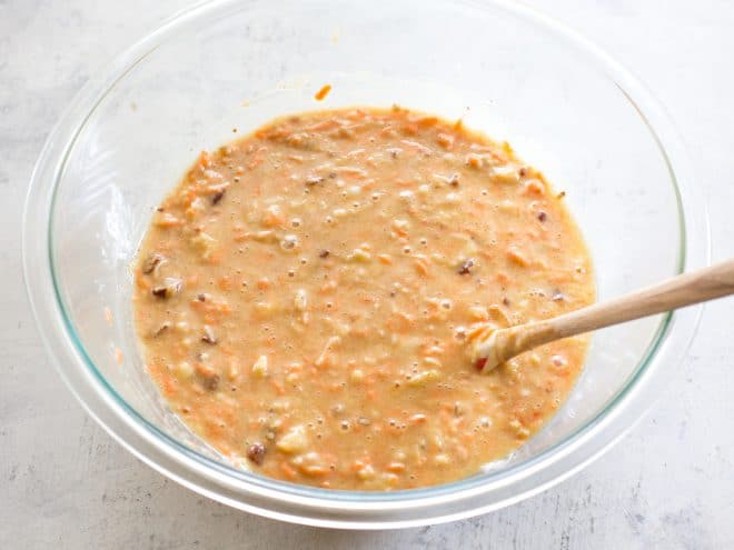 carrot cake batter