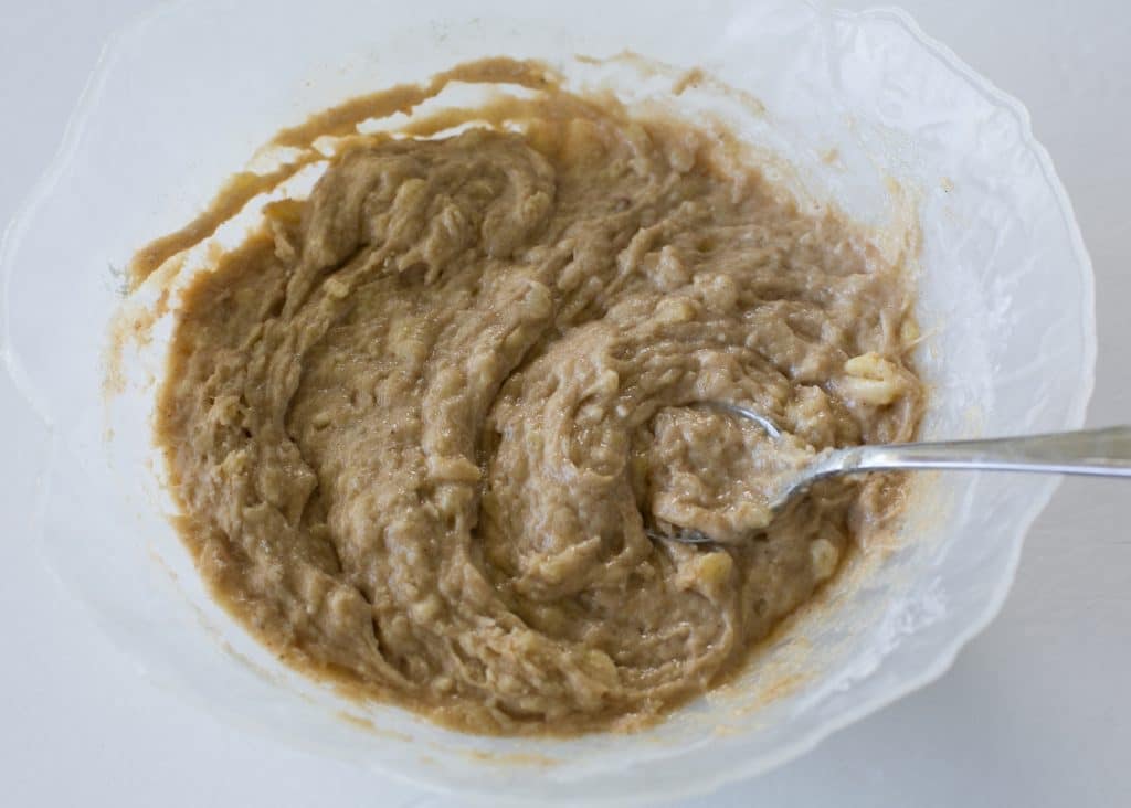 banana muffin batter
