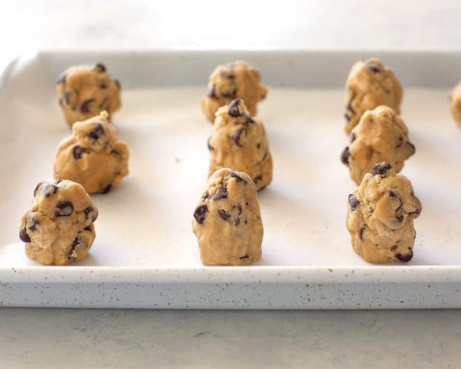 chocolate chip cookie dough