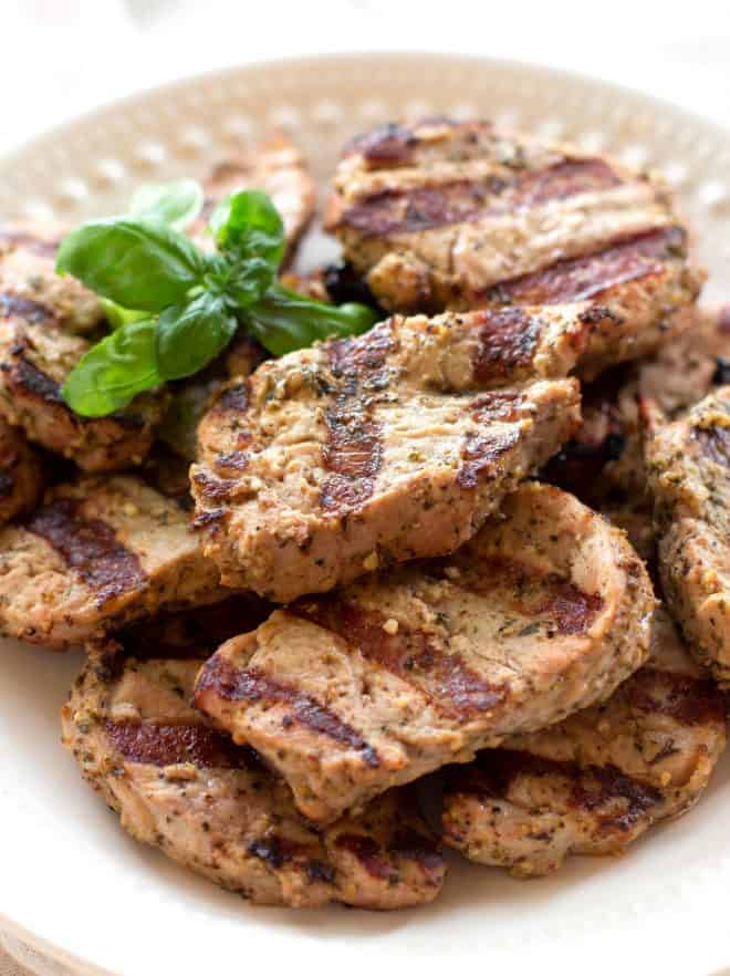 Grilled Pork Medallions