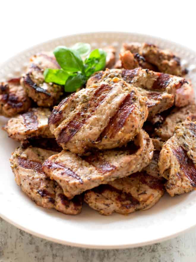 Grilled Pork Medallions