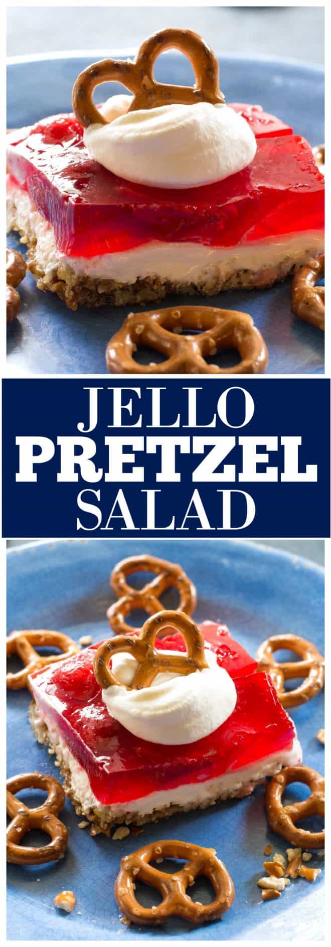 Jello Pretzel salad