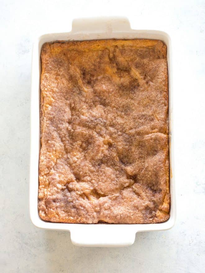 pan of cheesecake