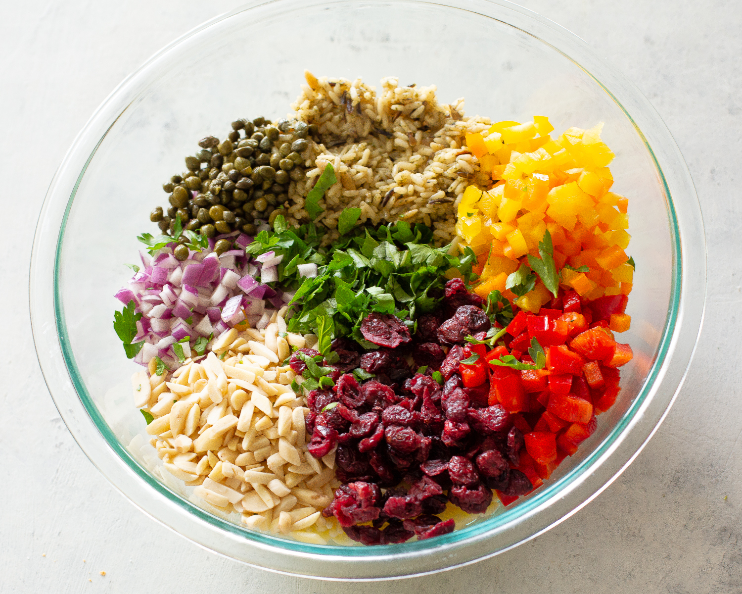ingredients for orzo salad