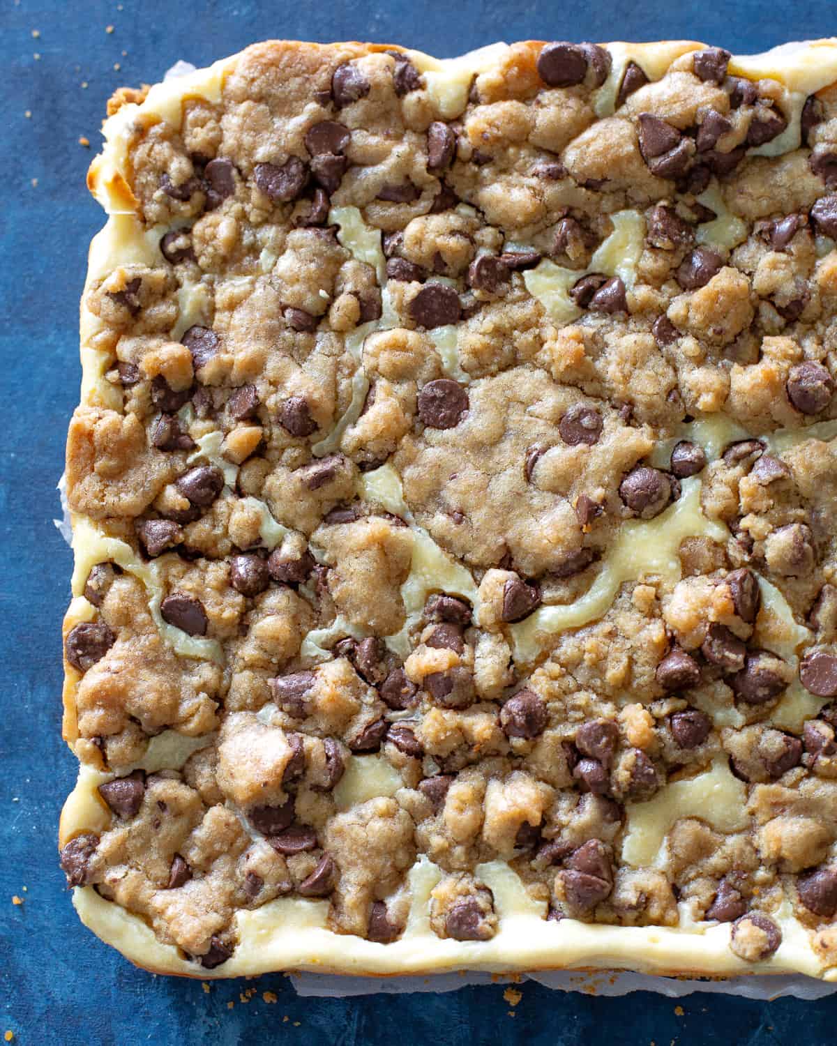 chocolate chip cookie dough cheesecake