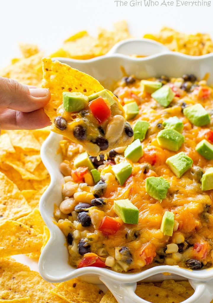 Black and White Bean dip - the best dip ever. Can even be used as a vegetarian burrito filling! the-girl-who-ate-everything.com
