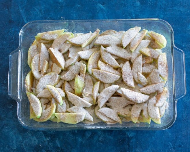 apples with cinnamon sugar