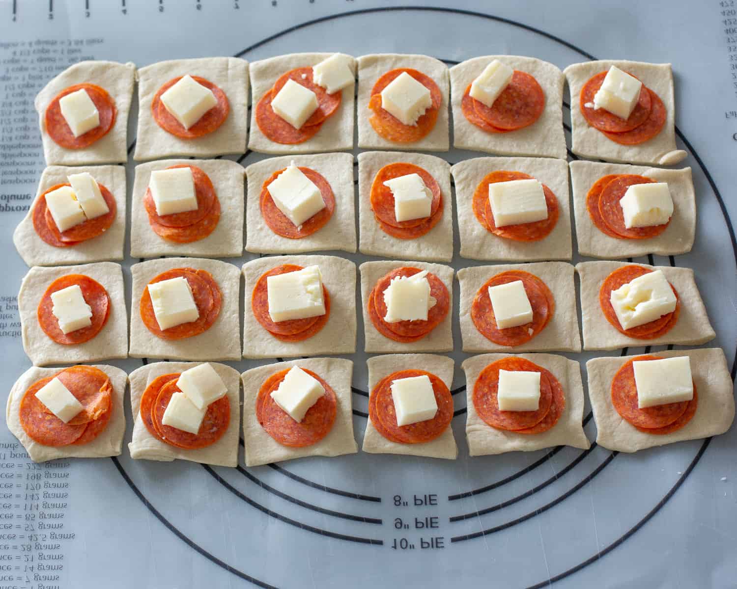pepperoni and mozzarella