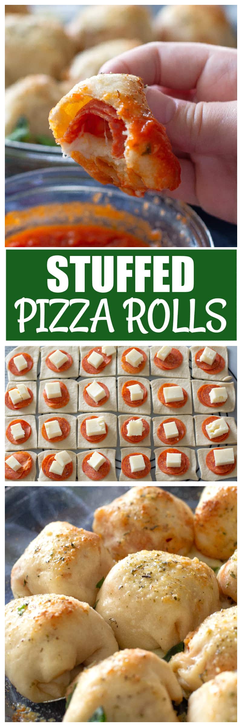 stuffed pizza rolls