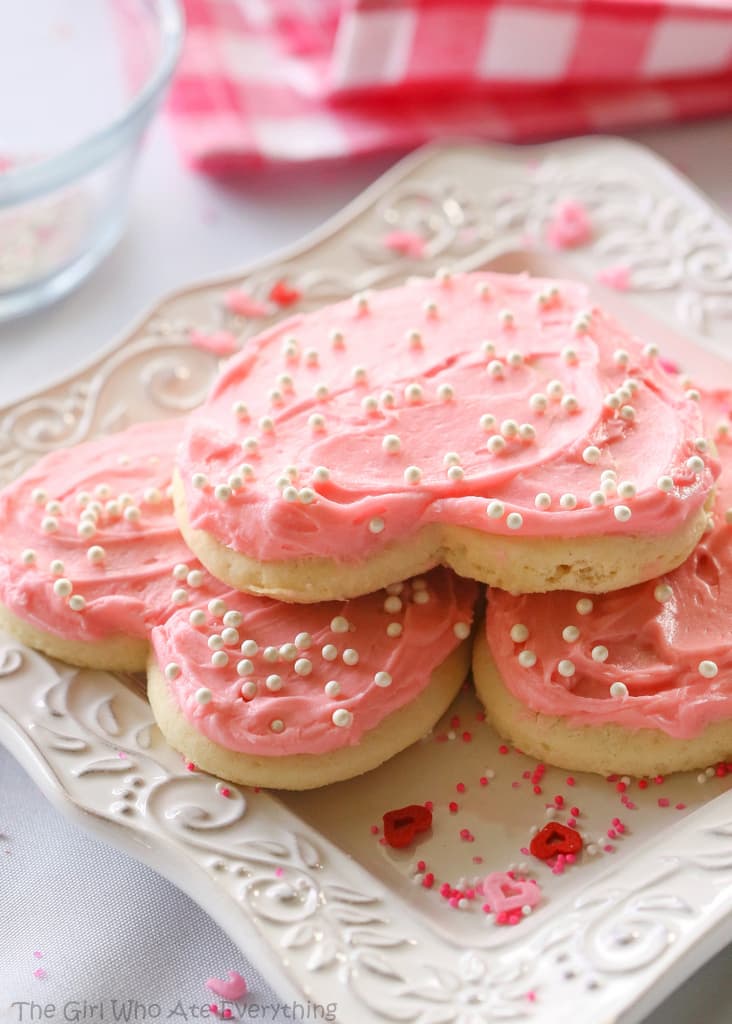 Sugar Cookies - soft, fluffy, and perfect. the-girl-who-ate-everything.com