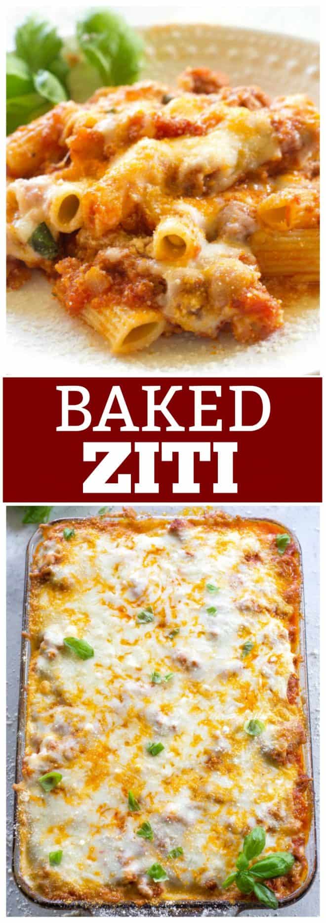 Easy Baked Ziti