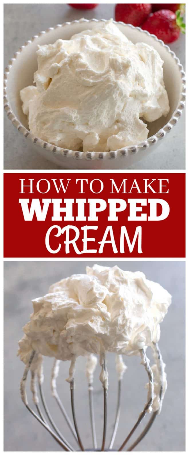 whipped cream