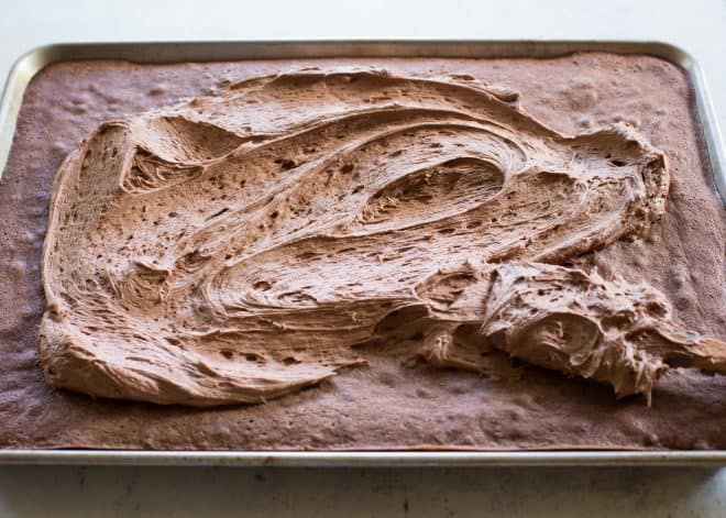 chocolate frosting