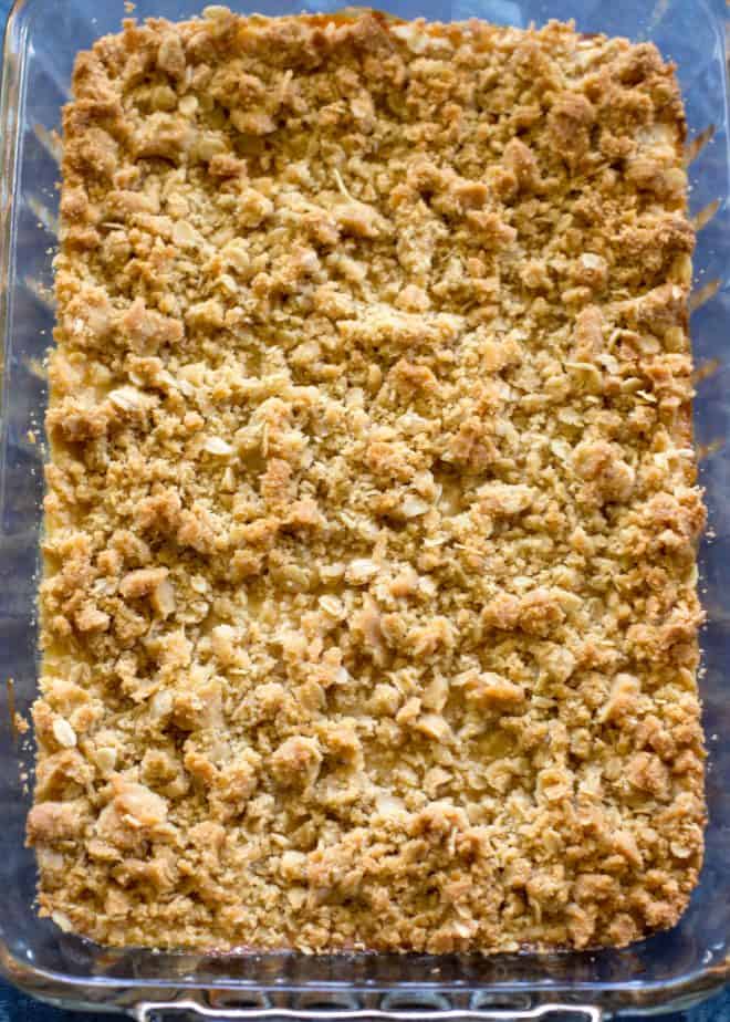 creamy lemon crumb squares