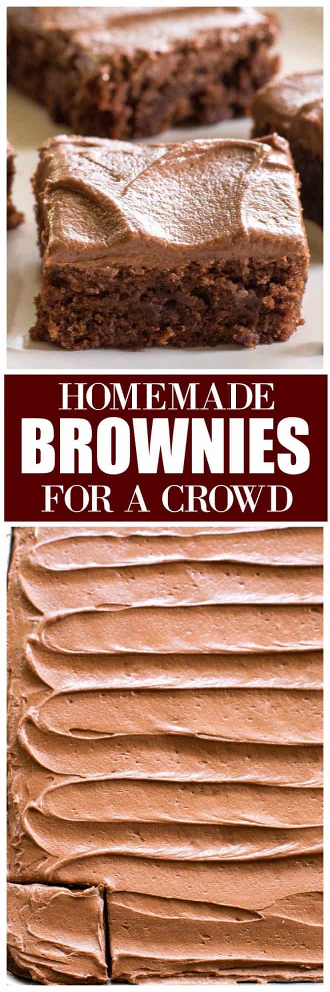 Homemade Brownies For a Crowd