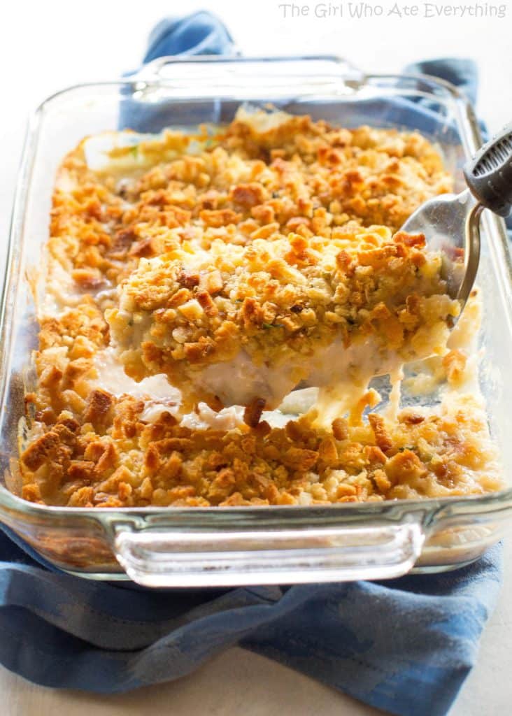 Swiss Chicken - an easy dinner for those busy nights. the-girl-who-ate-everything.com