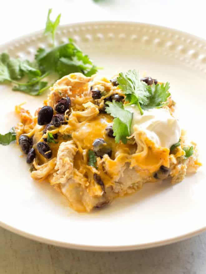 Chicken and Black Bean Casserole