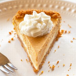 Double Layer Pumpkin Cheesecake