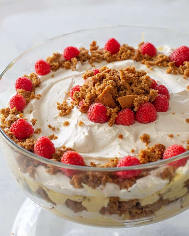 Gingerbread Eggnog Trifle