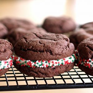 Homemade Peppermint Oreos - the-girl-who-ate-everything.com