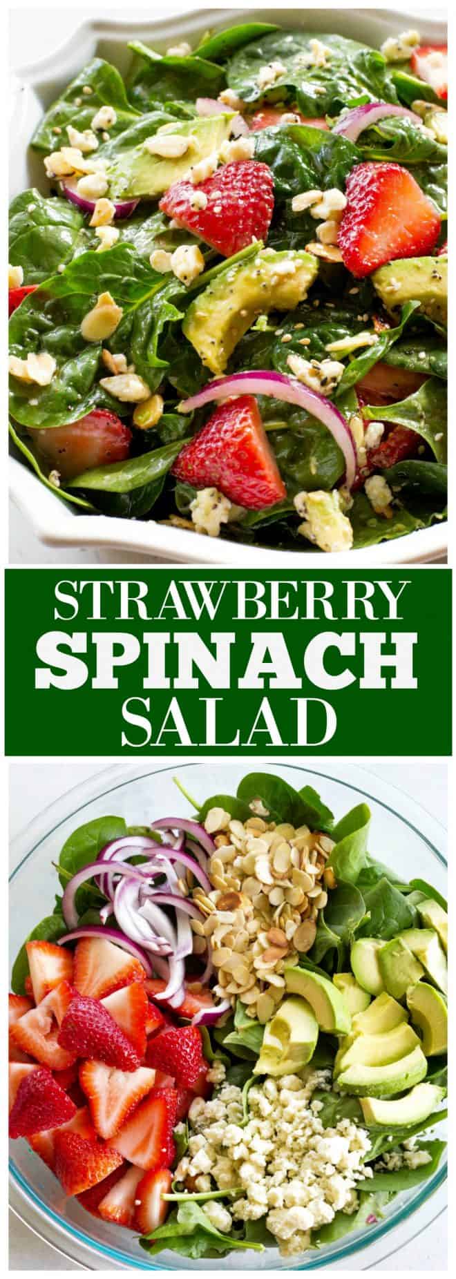 Strawberry Spinach Salad