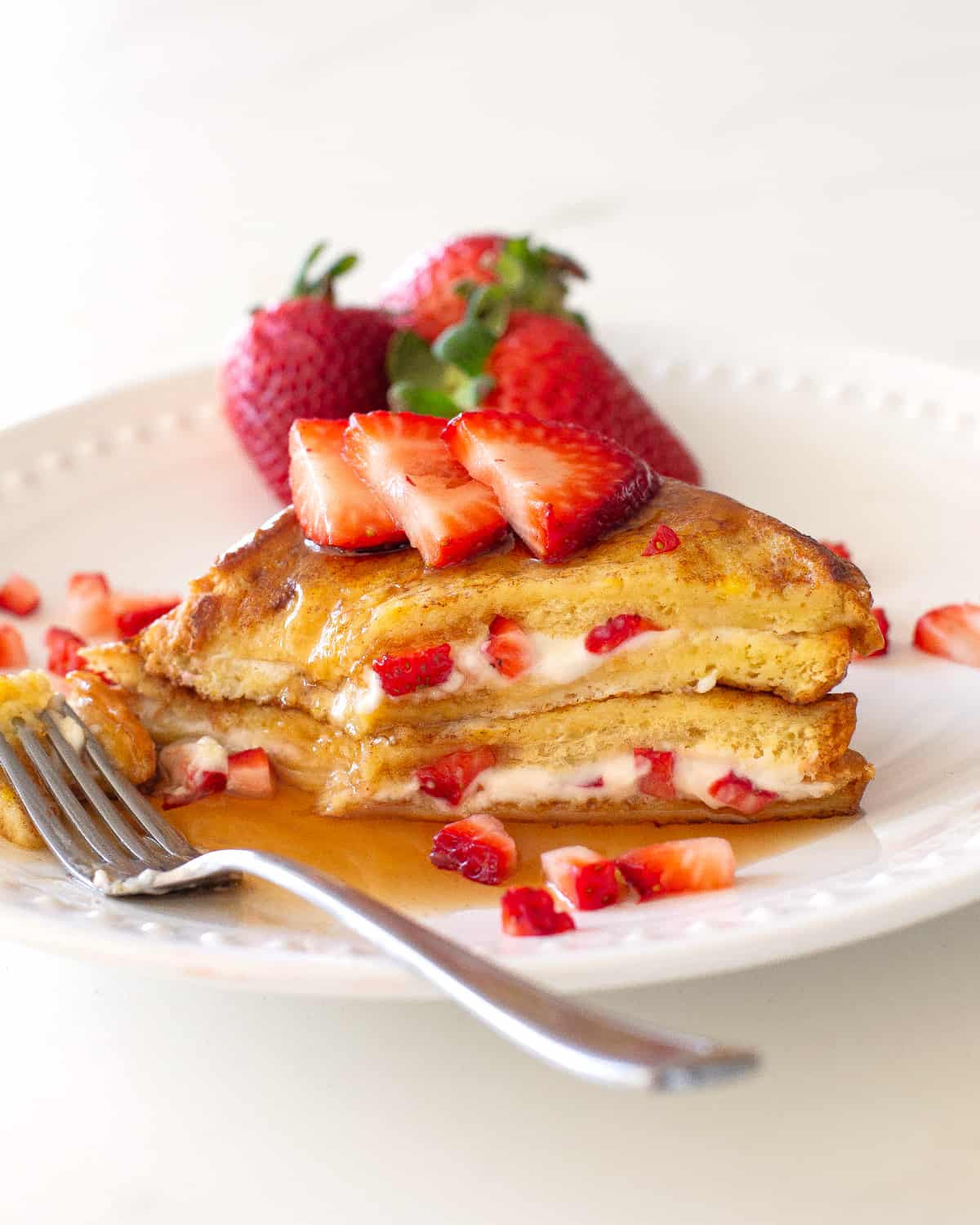 Strawberry Stuffed French Toast
