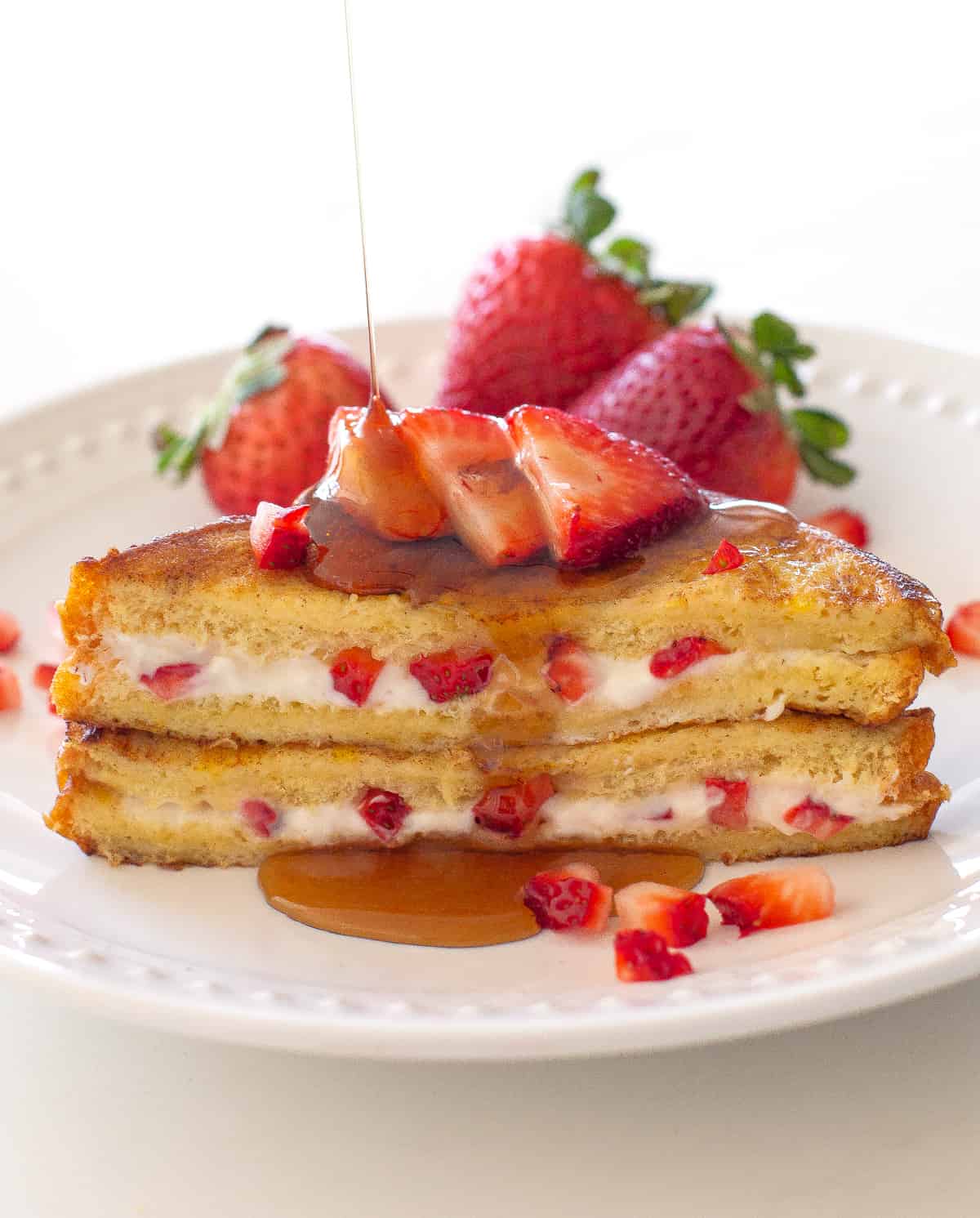 Strawberry Stuffed French Toast