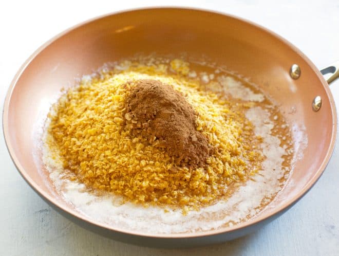 cornflakes and cinnamon