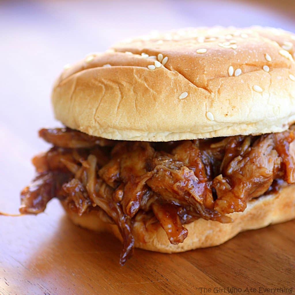 Root Beer Pulled Pork Sandwiches