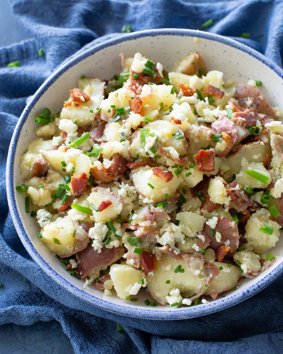 Blue cheese potato salad