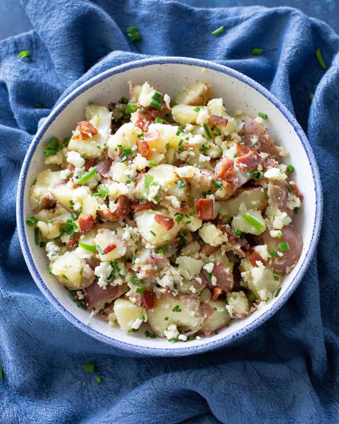 Blue cheese potato salad