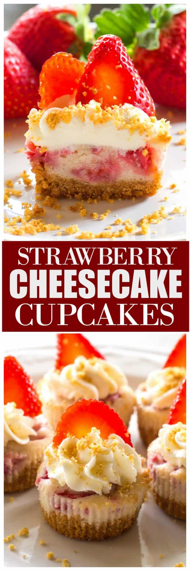 Strawberry Cheesecake Cupcakes