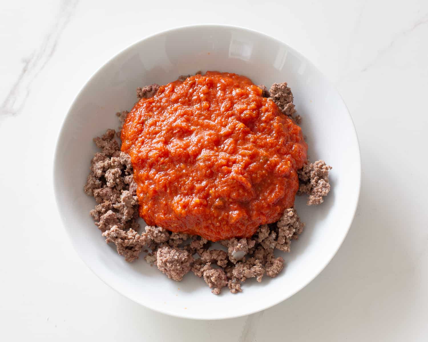 meat and sauce