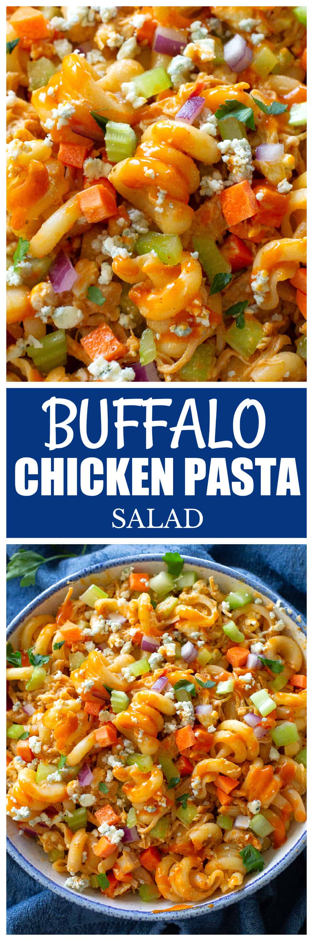 Buffalo Chicken Pasta Salad