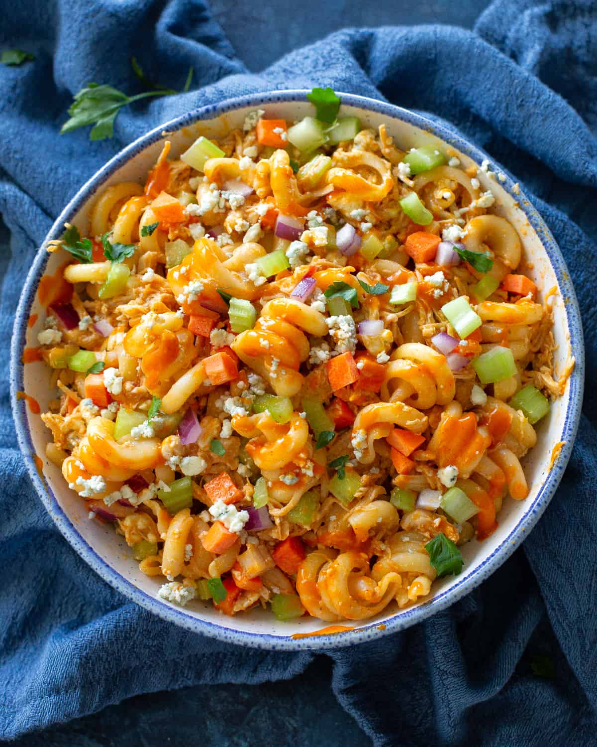 Buffalo Chicken Pasta Salad