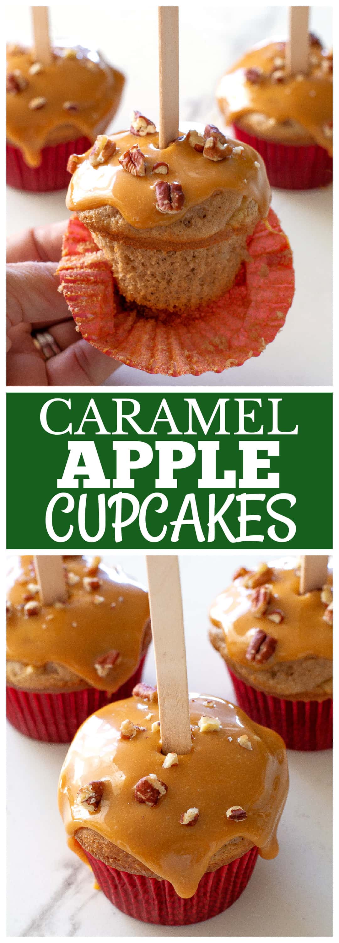 Caramel Apple Cupcakes