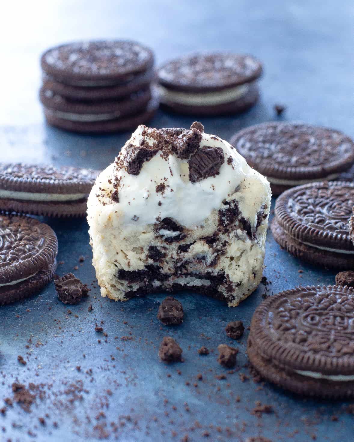 mini oreo cheesecake