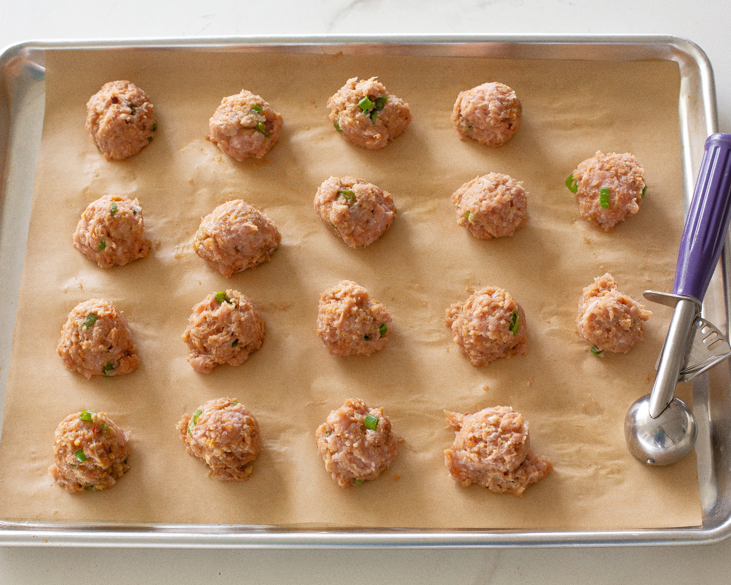 meatballs uncooked