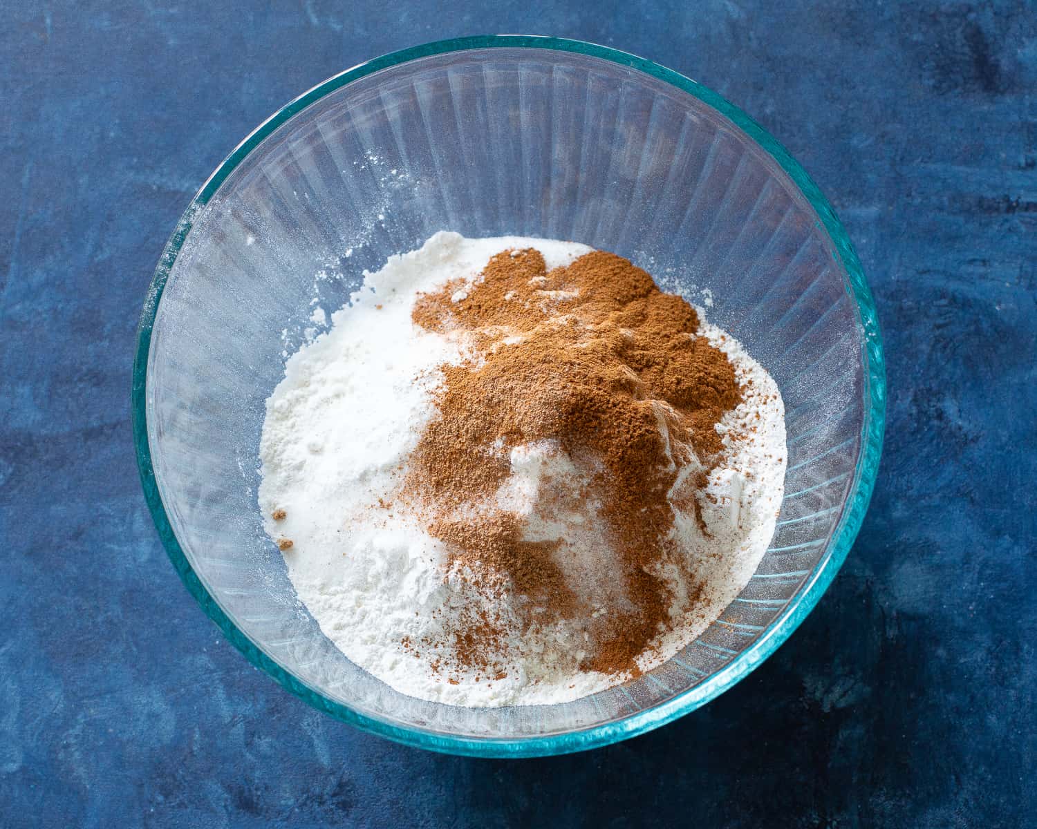 flour and cinnamon
