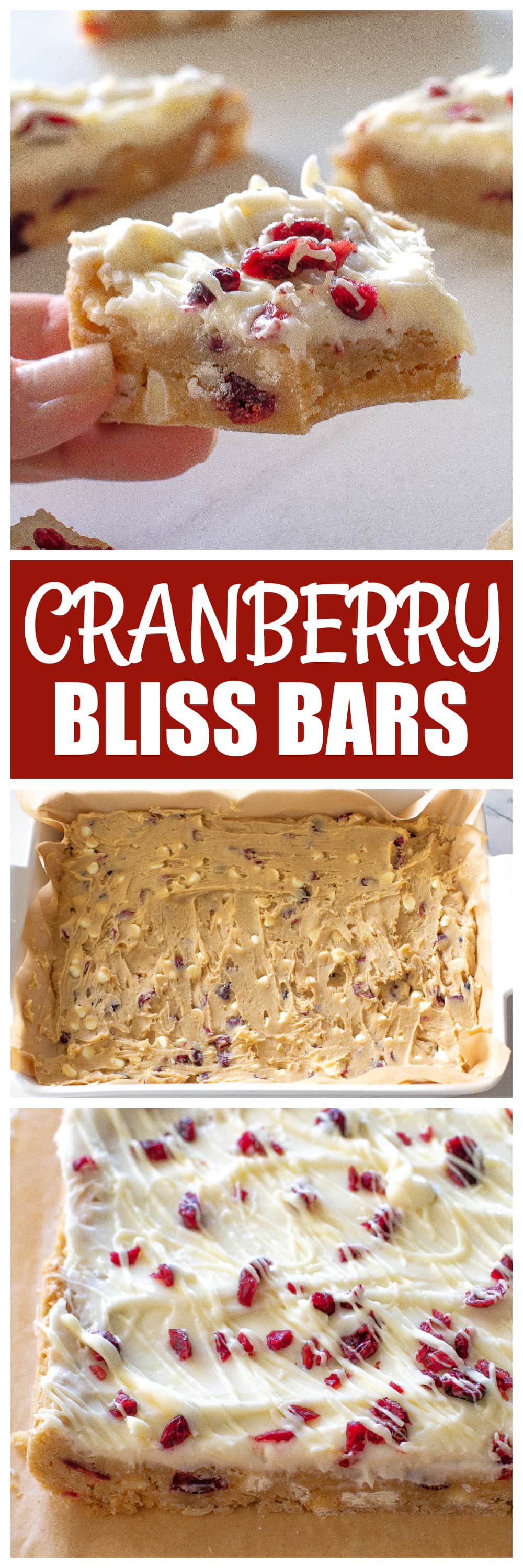 Cranberry Bliss Bars 