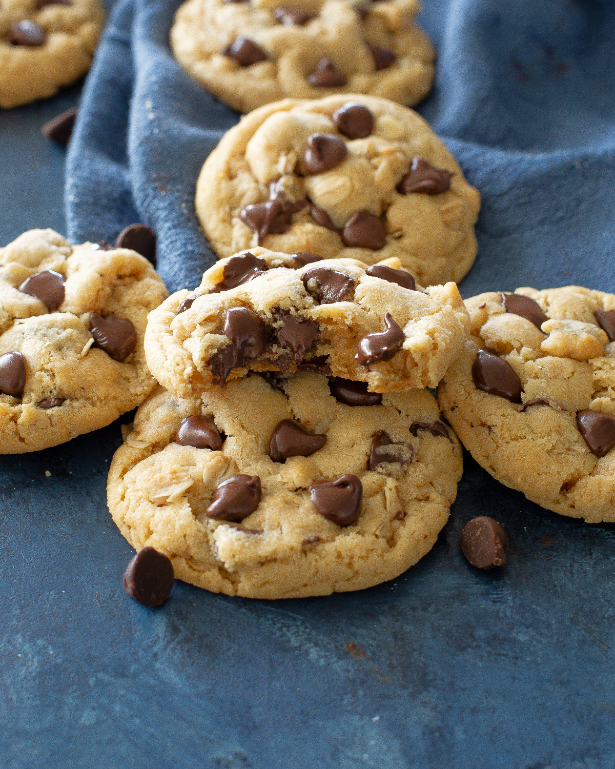 Chocolate Oatmeal Peanut Butter Cookies