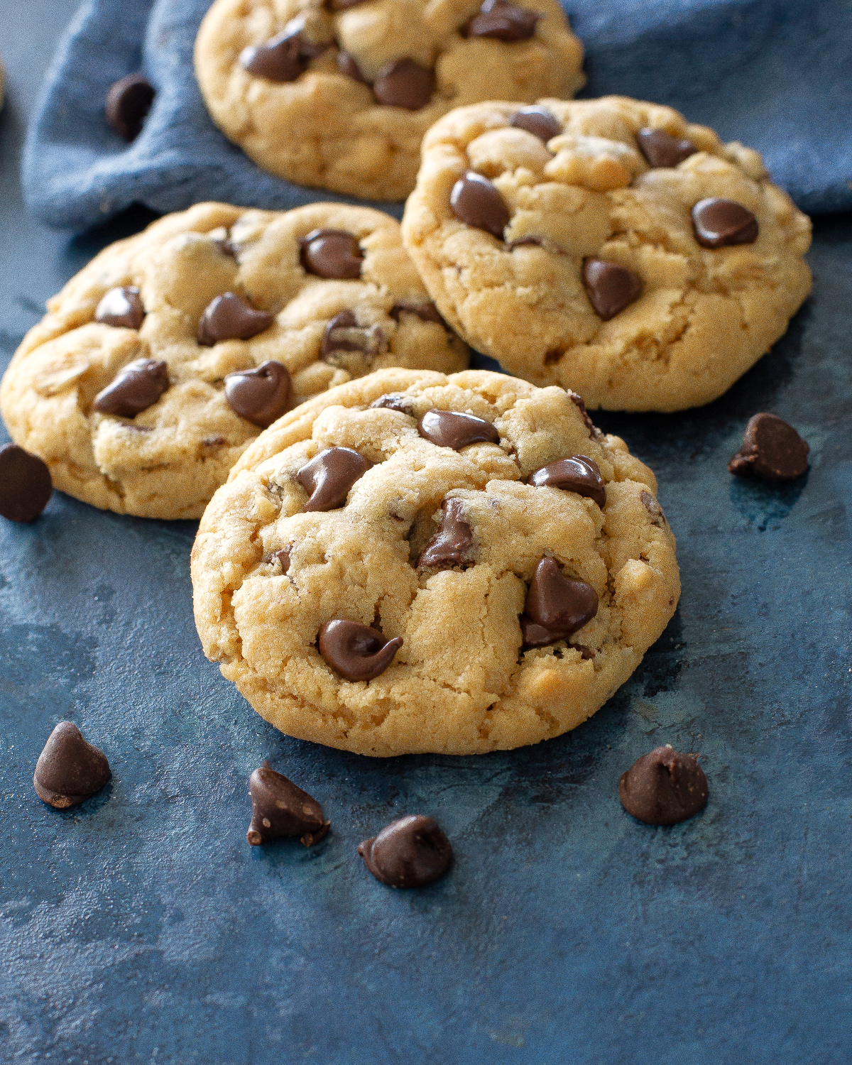 Chocolate Oatmeal Peanut Butter Cookies