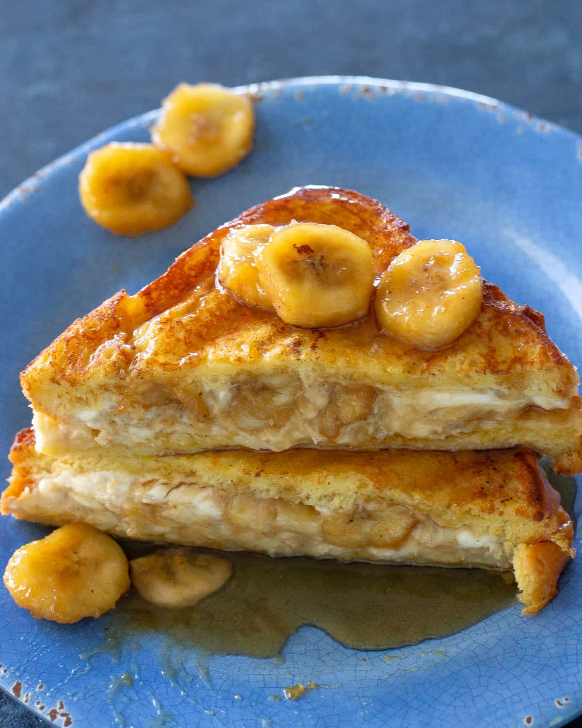 banana stuffed french toast