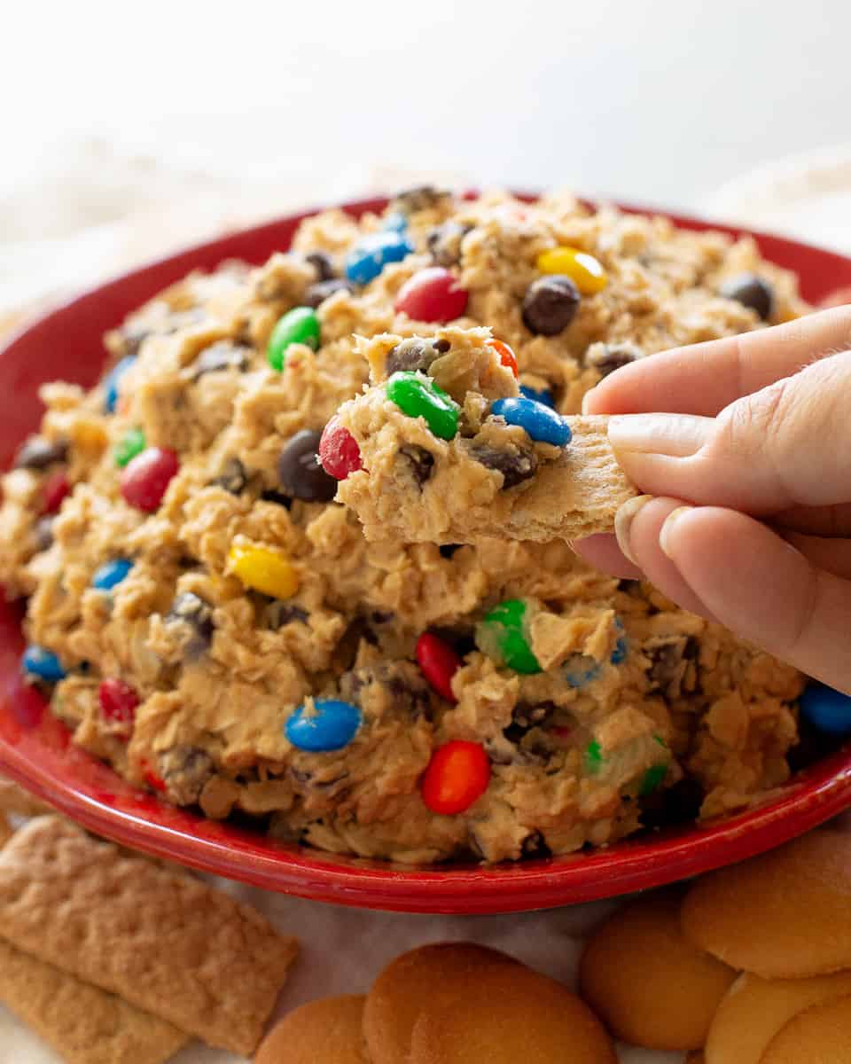 monster cookie dough dip