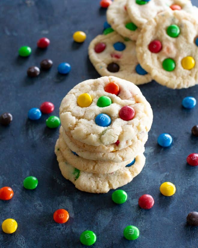 m&m cookies
