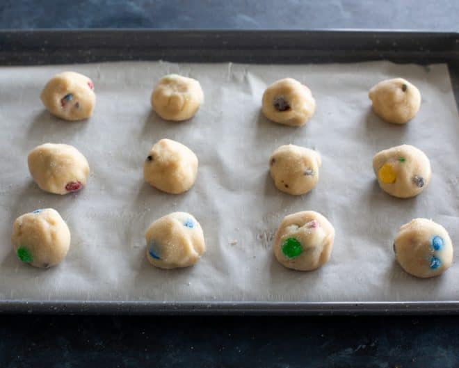 m&m cookies