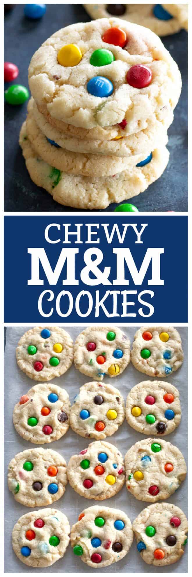 m&m cookies